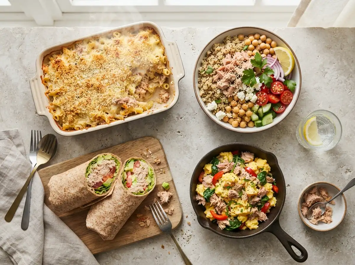 Collection of the highest protein tuna recipes on the site