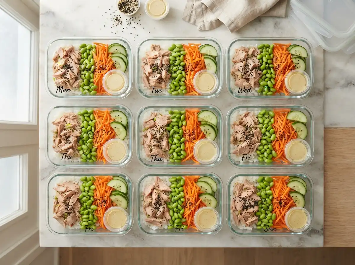 Guide to meal-prepping high protein tuna meals for the week