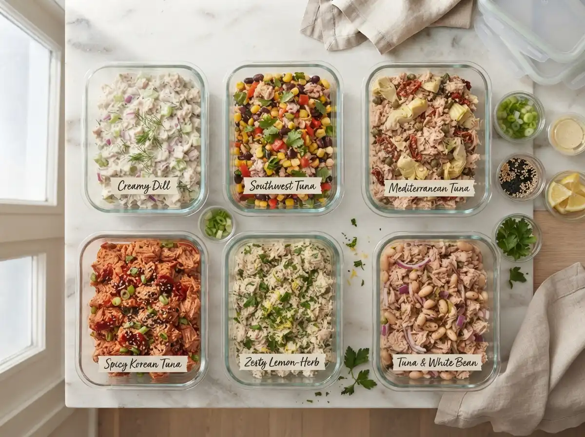 Guide to which tuna salads hold up best for meal prep