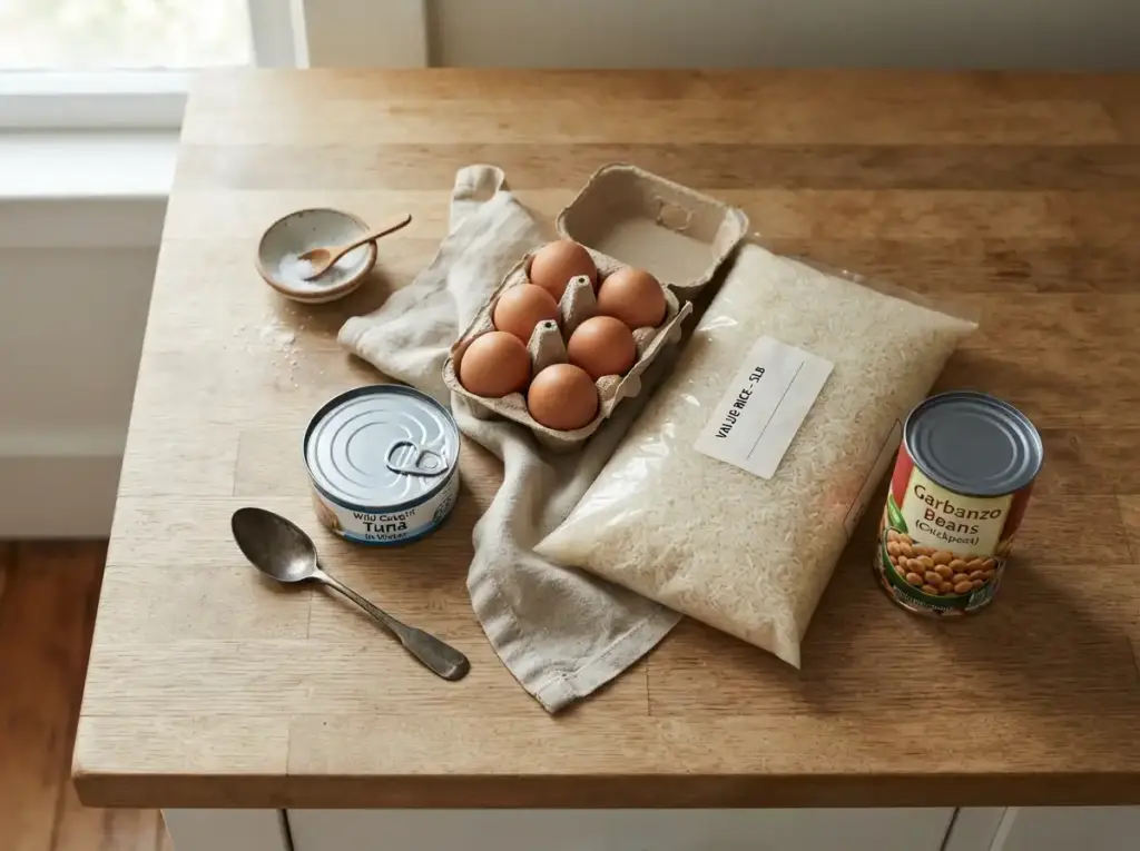 Budget-friendly cheap tuna recipe ingredients